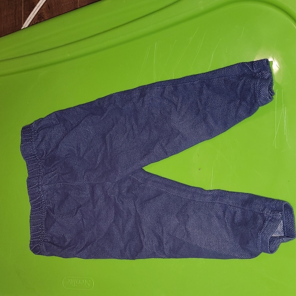 Girls blue jean like leggings(C66) - Picture 1 of 2